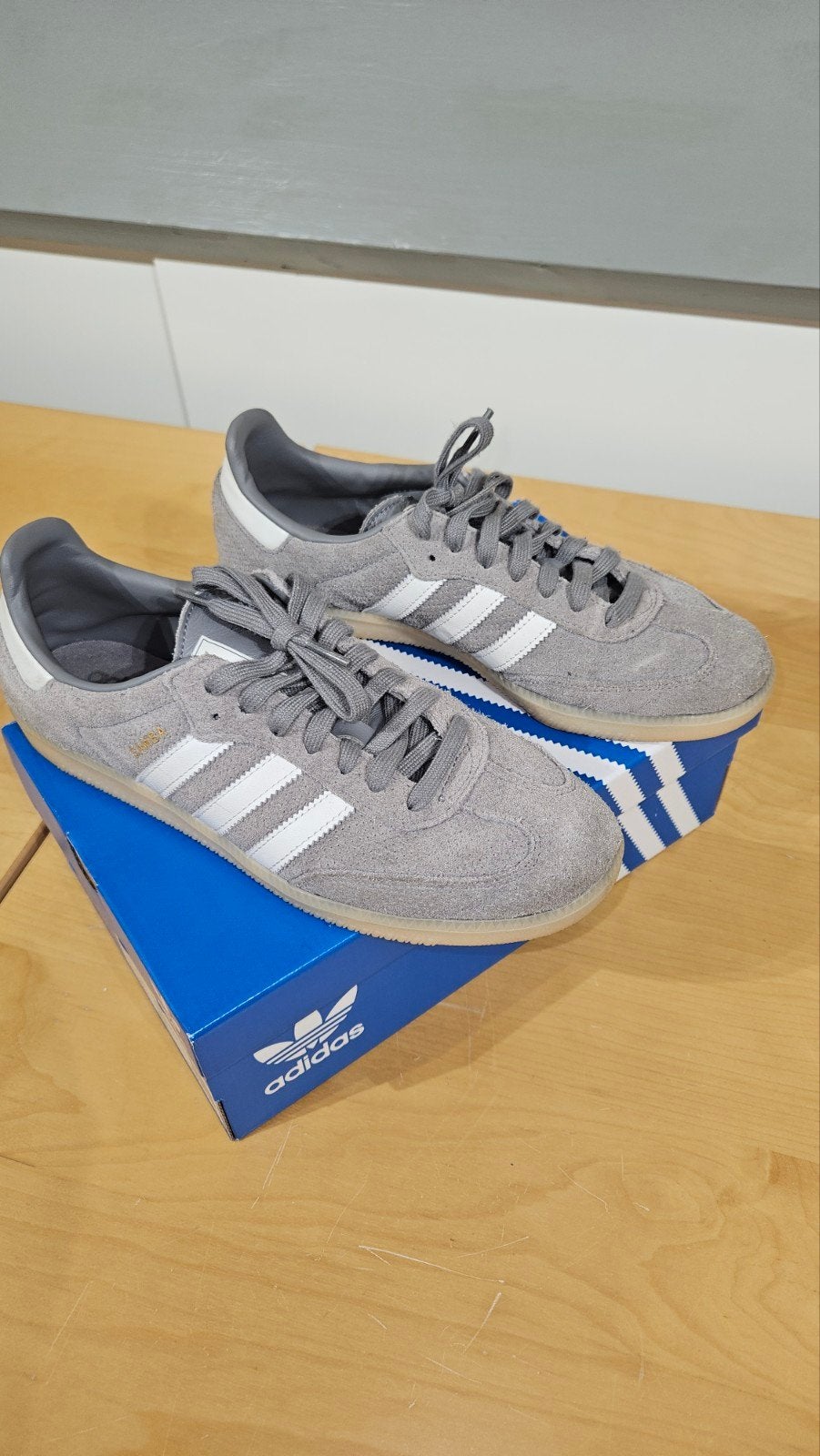 Adidas Samba OG Sneakers - Grijs - Maat 42 2/3, Kleding | Heren, Overige kleuren, Ophalen of Verzenden, Sneakers of Gympen, Adidas
