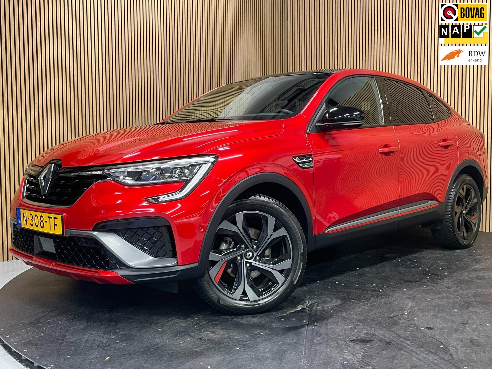 Renault Arkana 1.6 E-Tech Hybrid 145 R.S. Line|CARPLAY|CAMER, Auto's, Renault, Bedrijf, Te koop, Arkana, ABS, Achteruitrijcamera