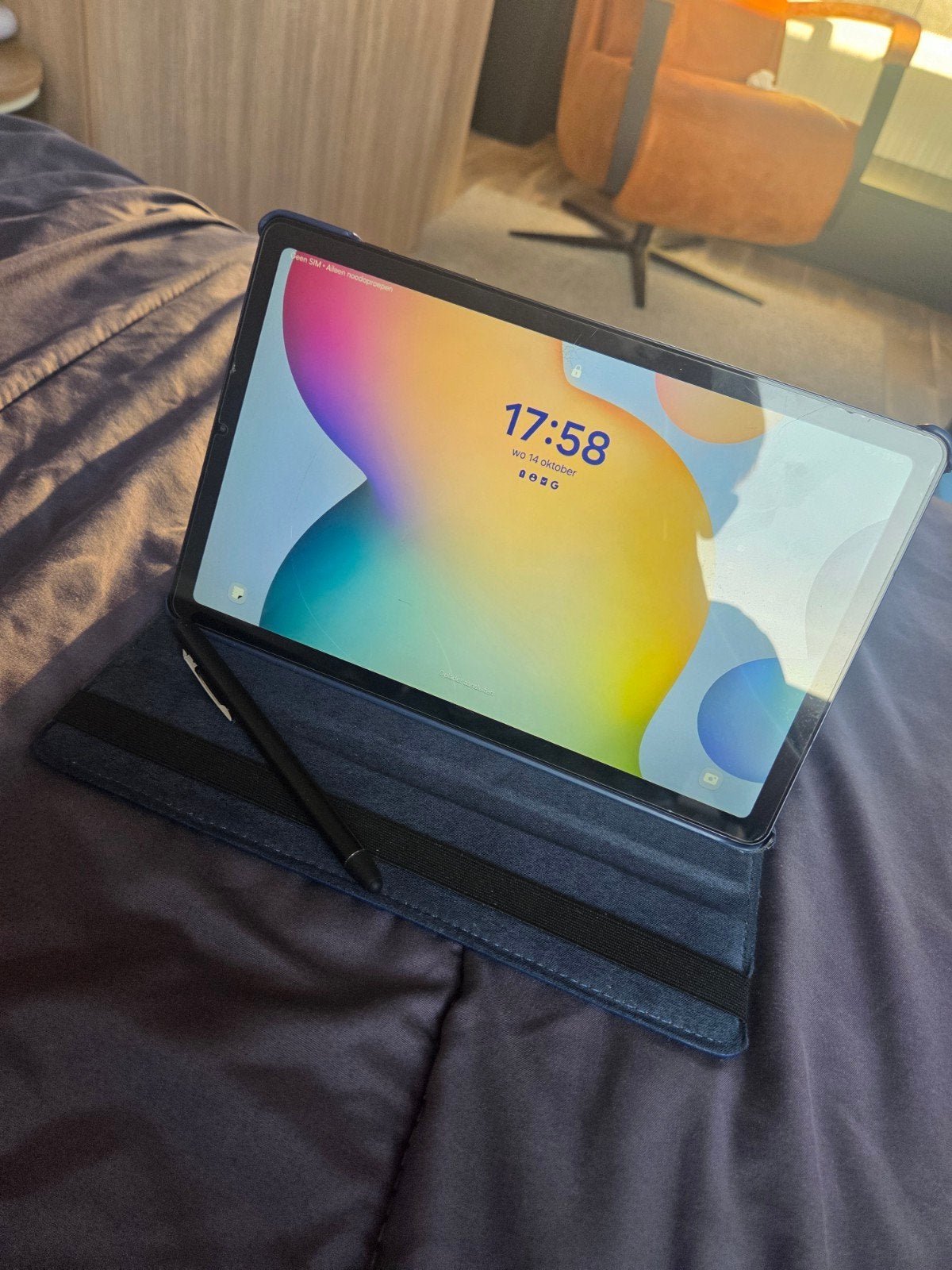 Samsung Galaxy Tab S6 Lite met S Pen en hoes, 10 inch, Ophalen of Verzenden, Zo goed als nieuw, Samsung