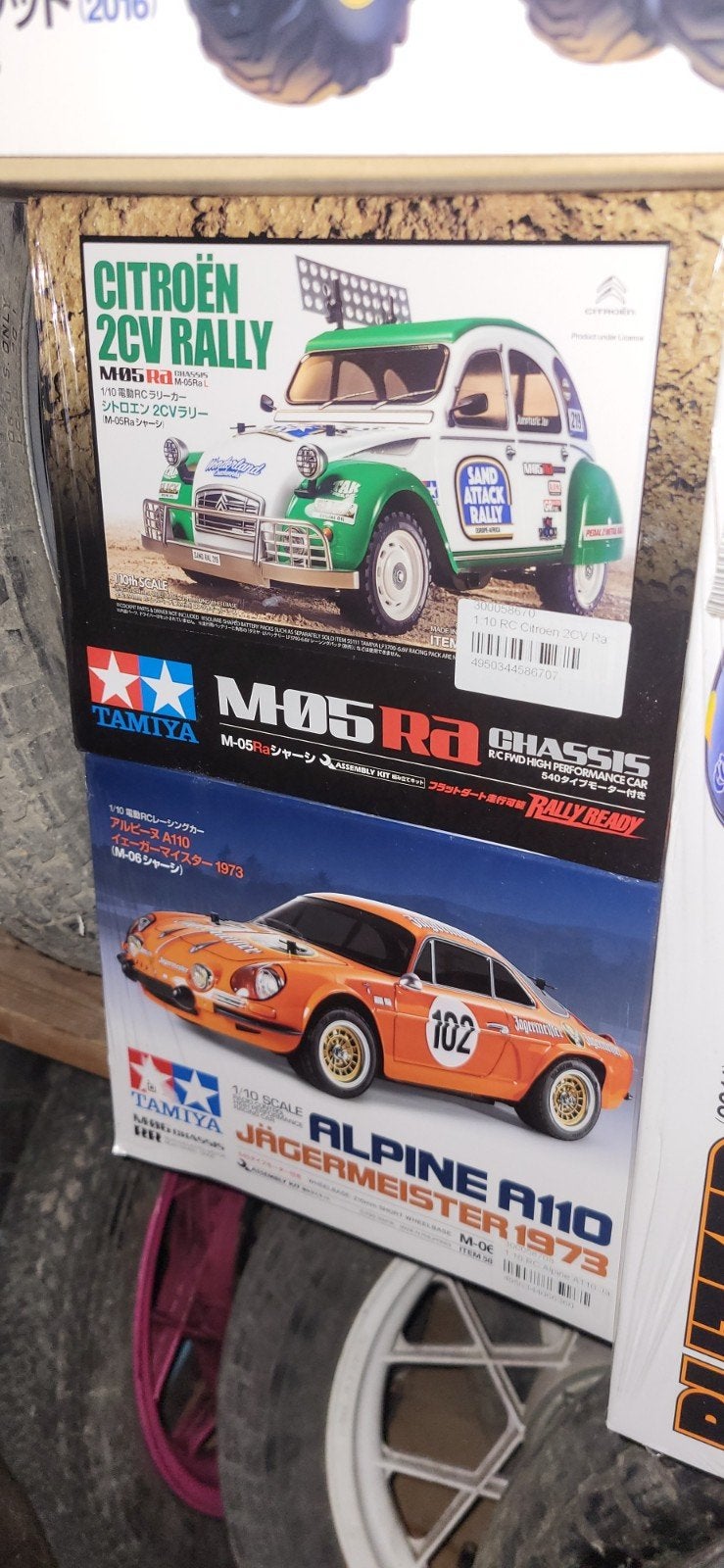Tamiya RC Kits: 2x! Citroën 2CV Rally & Alpine, Elektro, Nieuw, Ophalen of Verzenden, Schaal 1:10