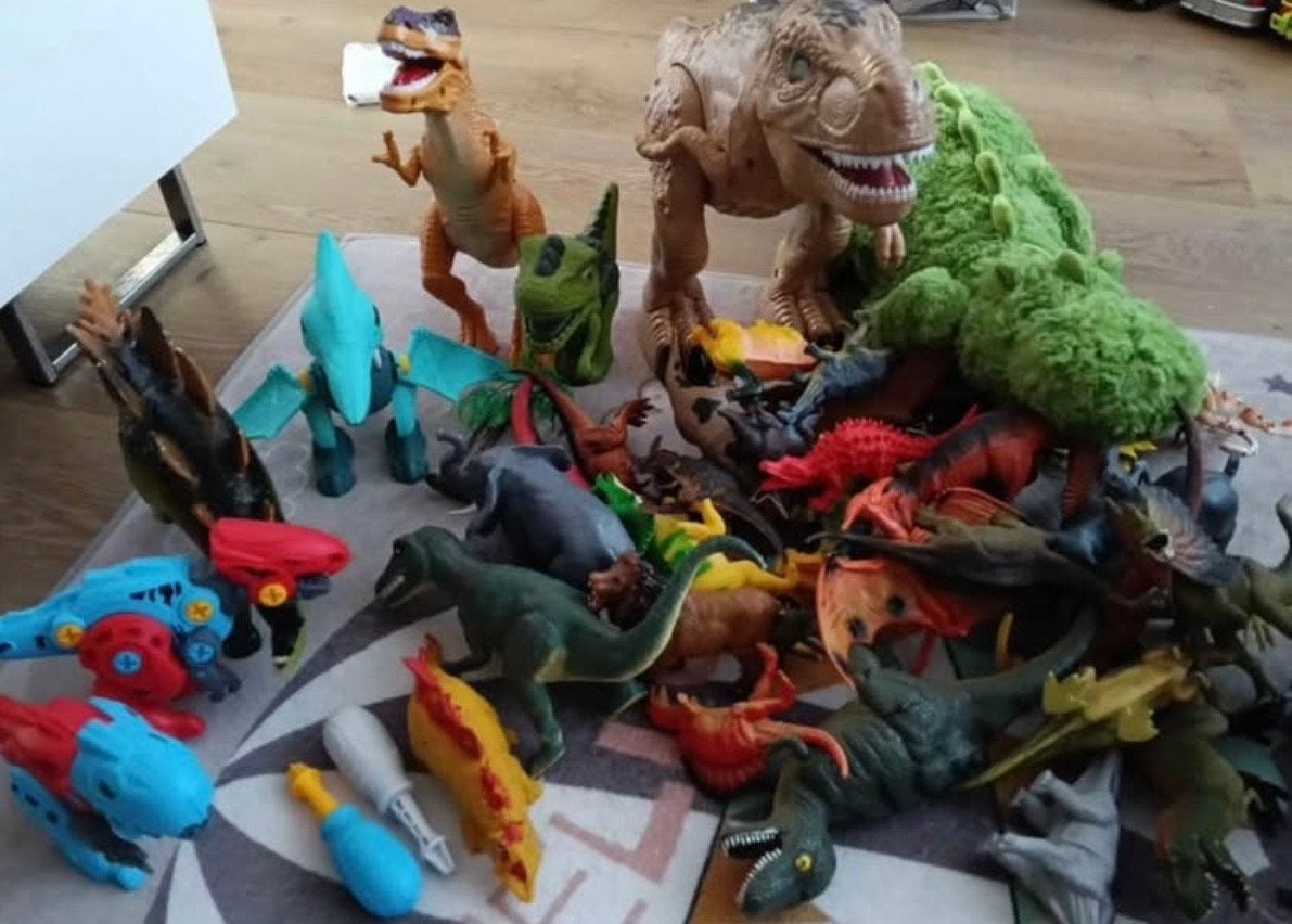 Grote verzameling dinosaurusspeelgoed, Ophalen, Gebruikt