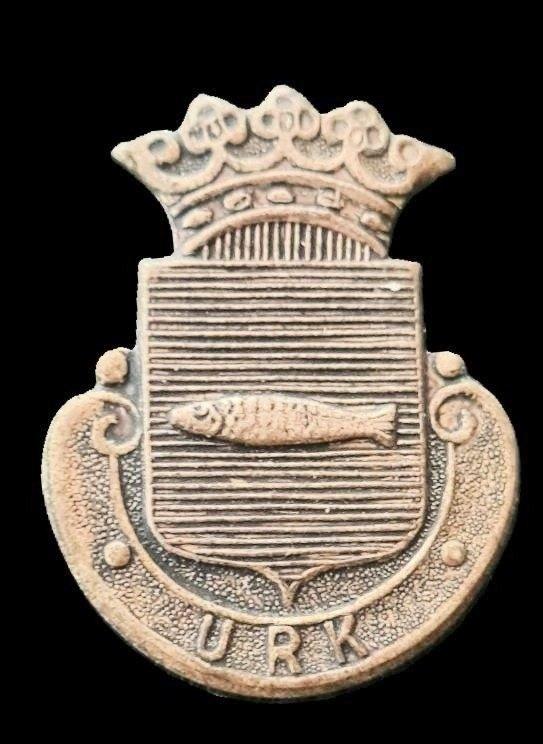 Urk gemeente speld, Verzamelen, Speldjes, Pins en Buttons, Verzenden, Nieuw, Stad of Land, Speldje of Pin