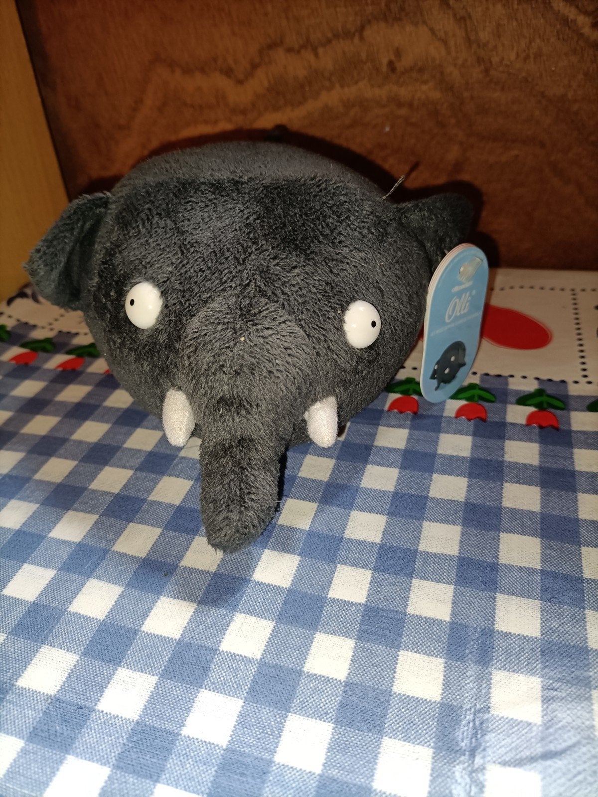 Ollie de olifant knuffeltje met kaartje mascotte Feijenoord, Ophalen of Verzenden, Zo goed als nieuw