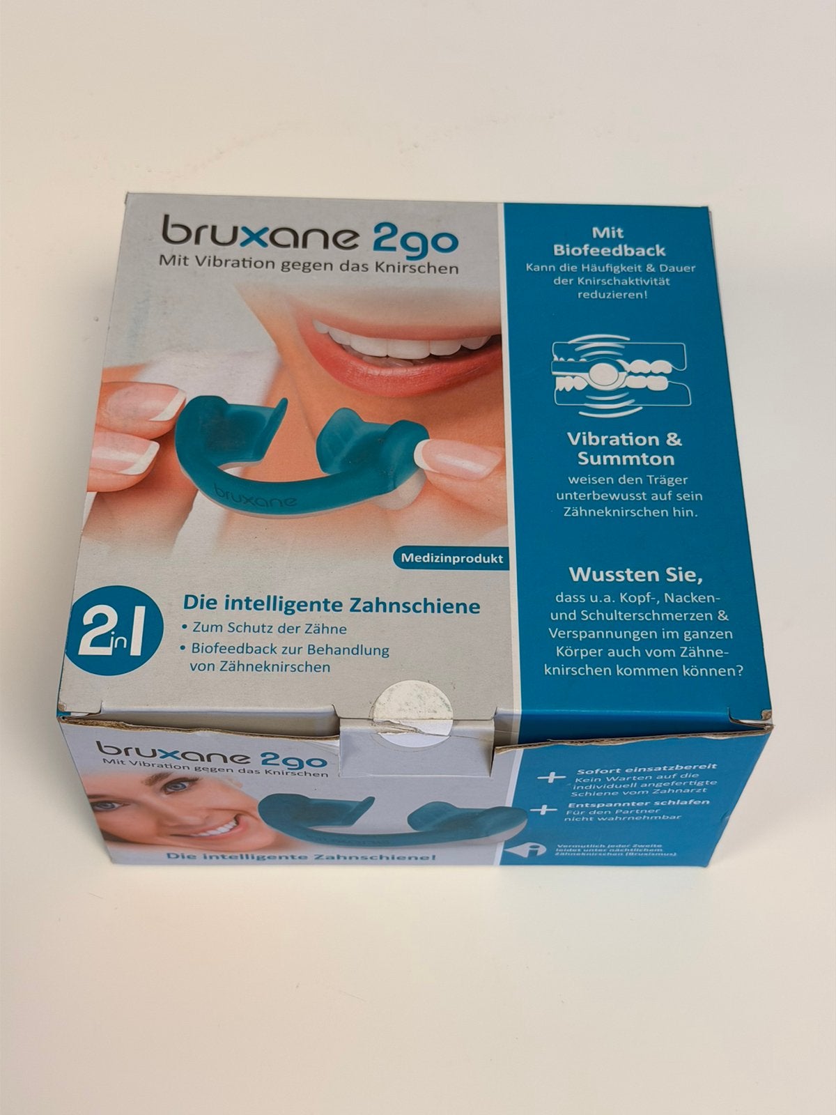 bruXane 2go Anti-Knarsbitje tandenknars Biofeedback – Nieuw, Nieuw, Ophalen of Verzenden, H, H
