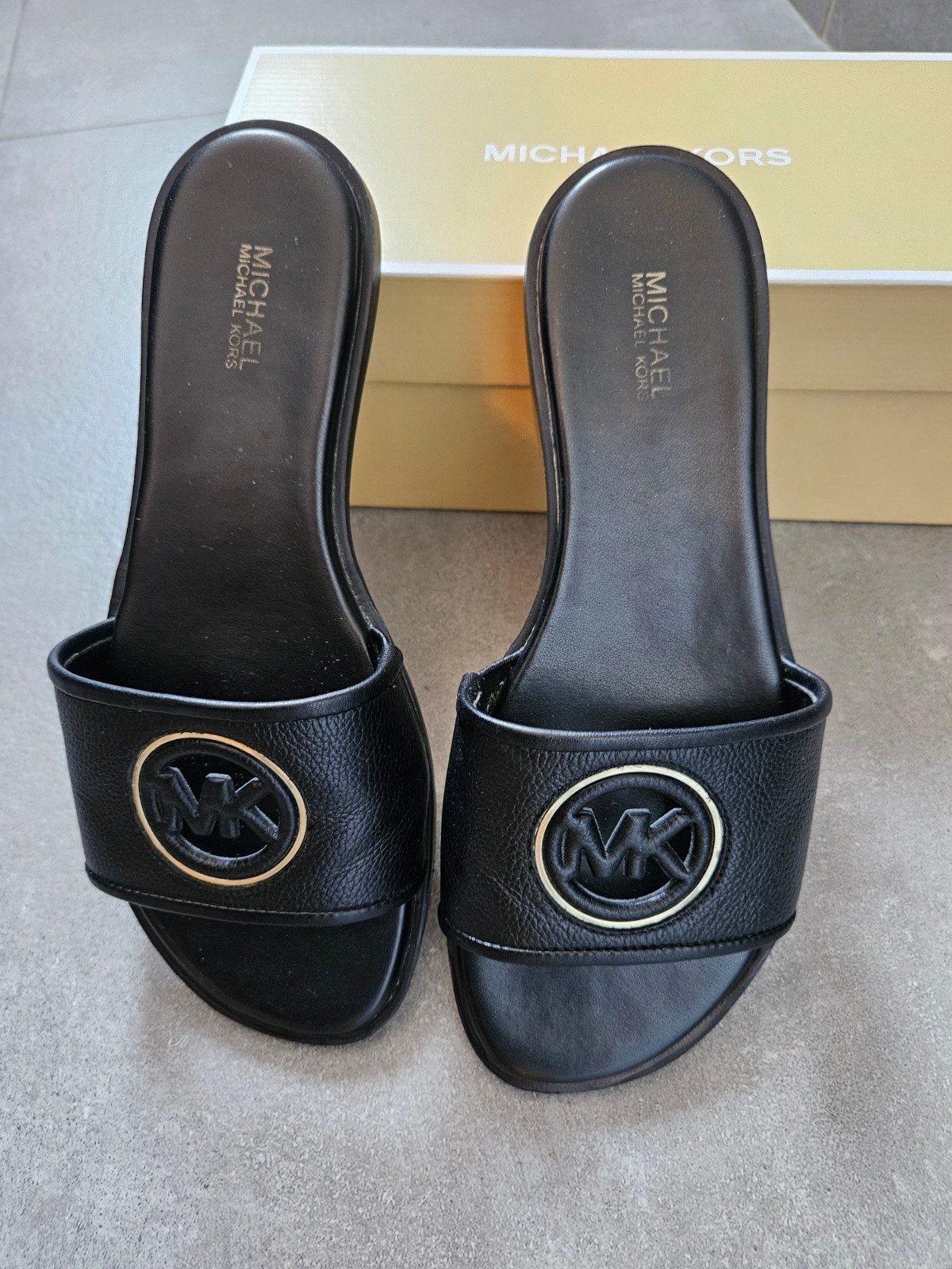 Michael kors sandalen, Michael Kors, Zwart, Zo goed als nieuw, Sandalen of Muiltjes