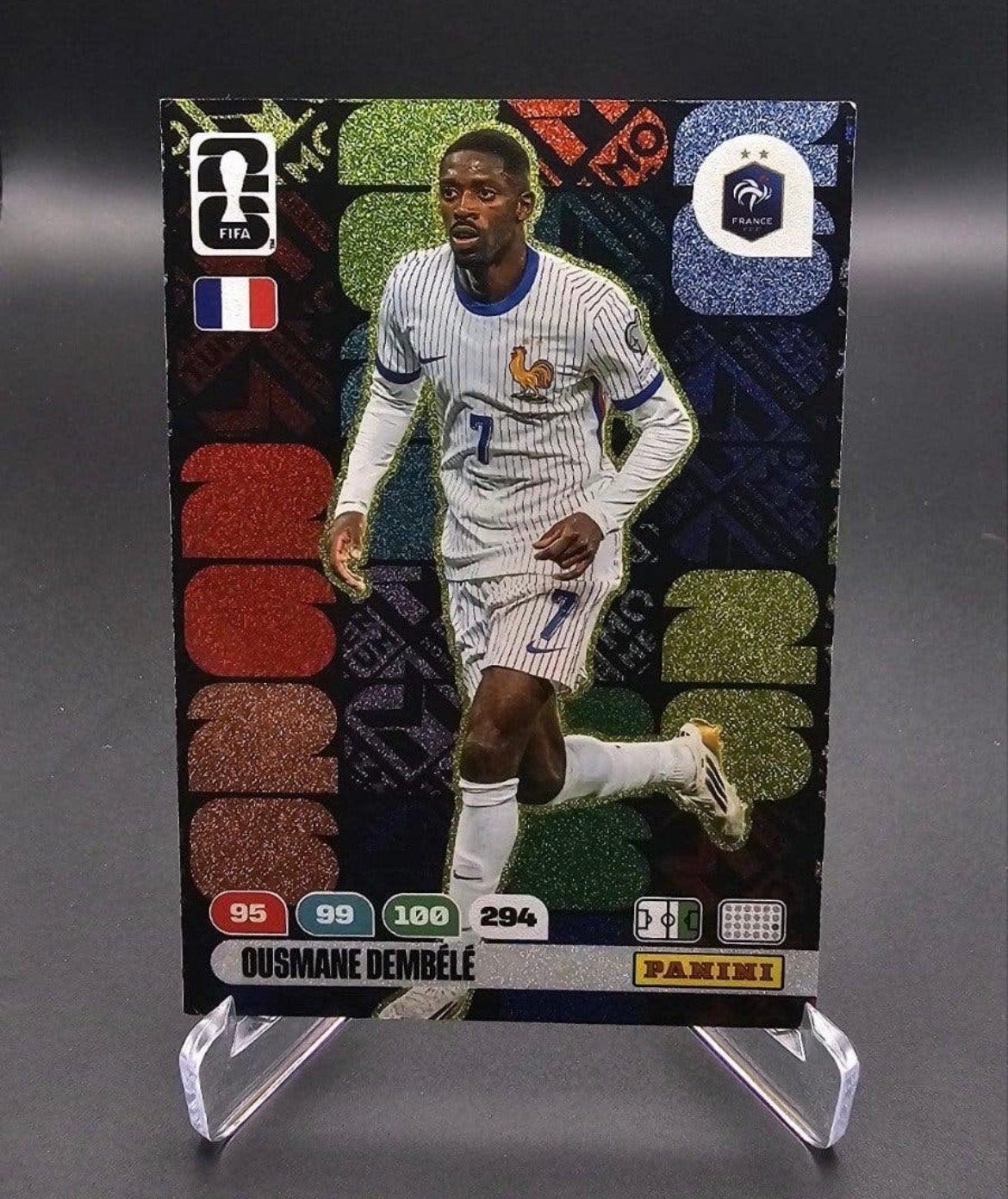 Ousmane Dembélé Panini FIFA Spelerskaart, Ophalen of Verzenden, Zo goed als nieuw, Buitenlandse clubs, Spelerskaart
