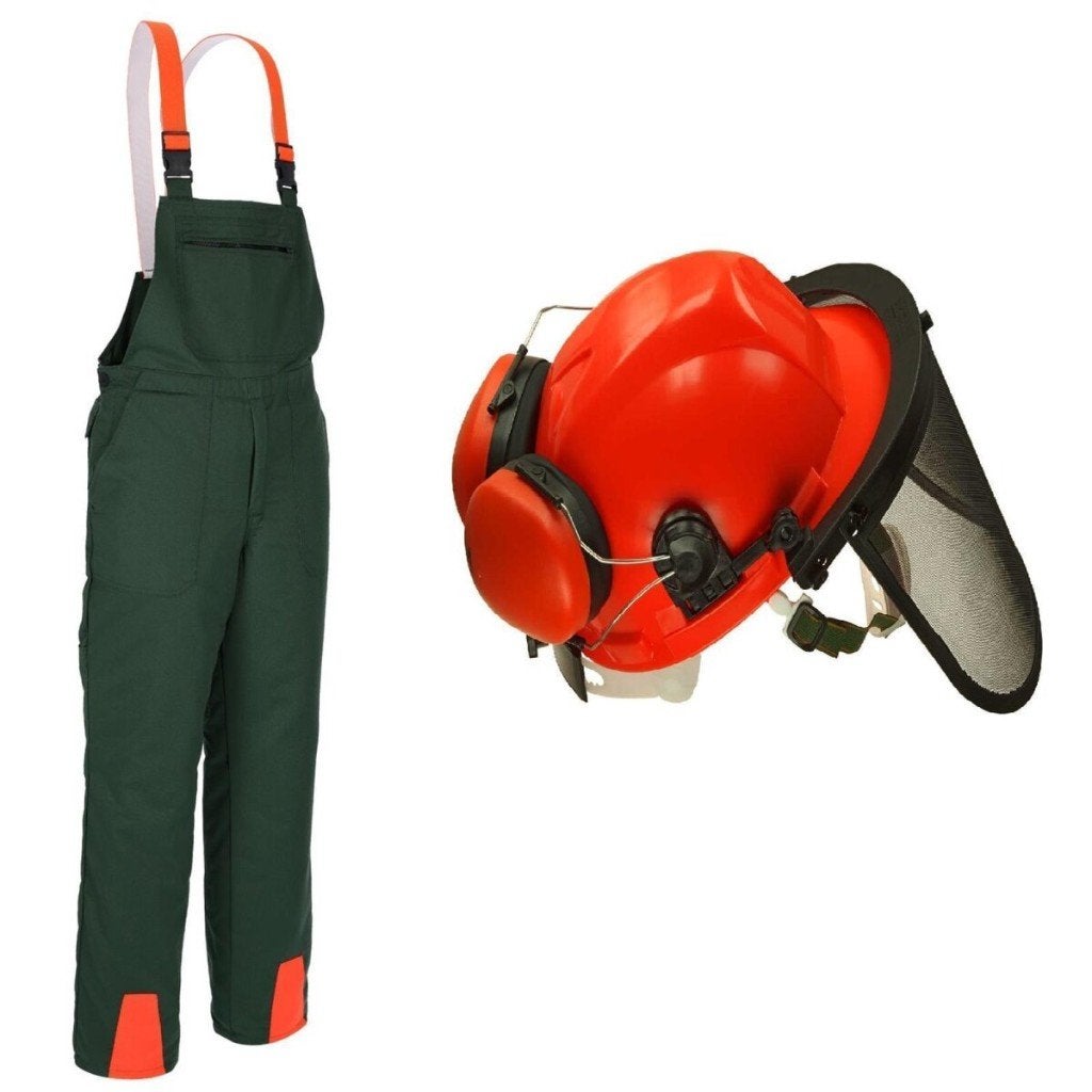Zaagset 2-delig, zaagbroek + helm NIEUW- Gratis verzenden!!!, Overige merken, Verzenden, Overall, Nieuw