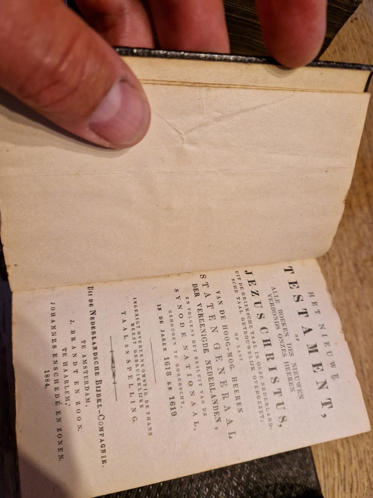 Oude Bijbels - Voor 1806 - Het Nieuwe Testament 1804, Ophalen of Verzenden, Nederlandsche Bijbel-Compagnie