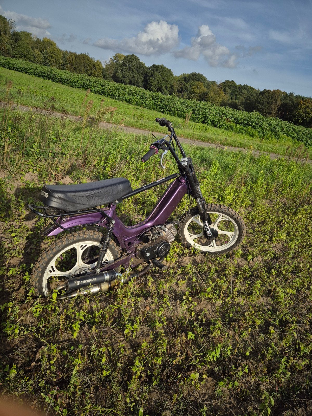 waardepeling tomos A35 65cc met terugloopuitlaat en crossban, Fietsen en Brommers, 65 cc, Ophalen of Verzenden, Zo goed als nieuw
