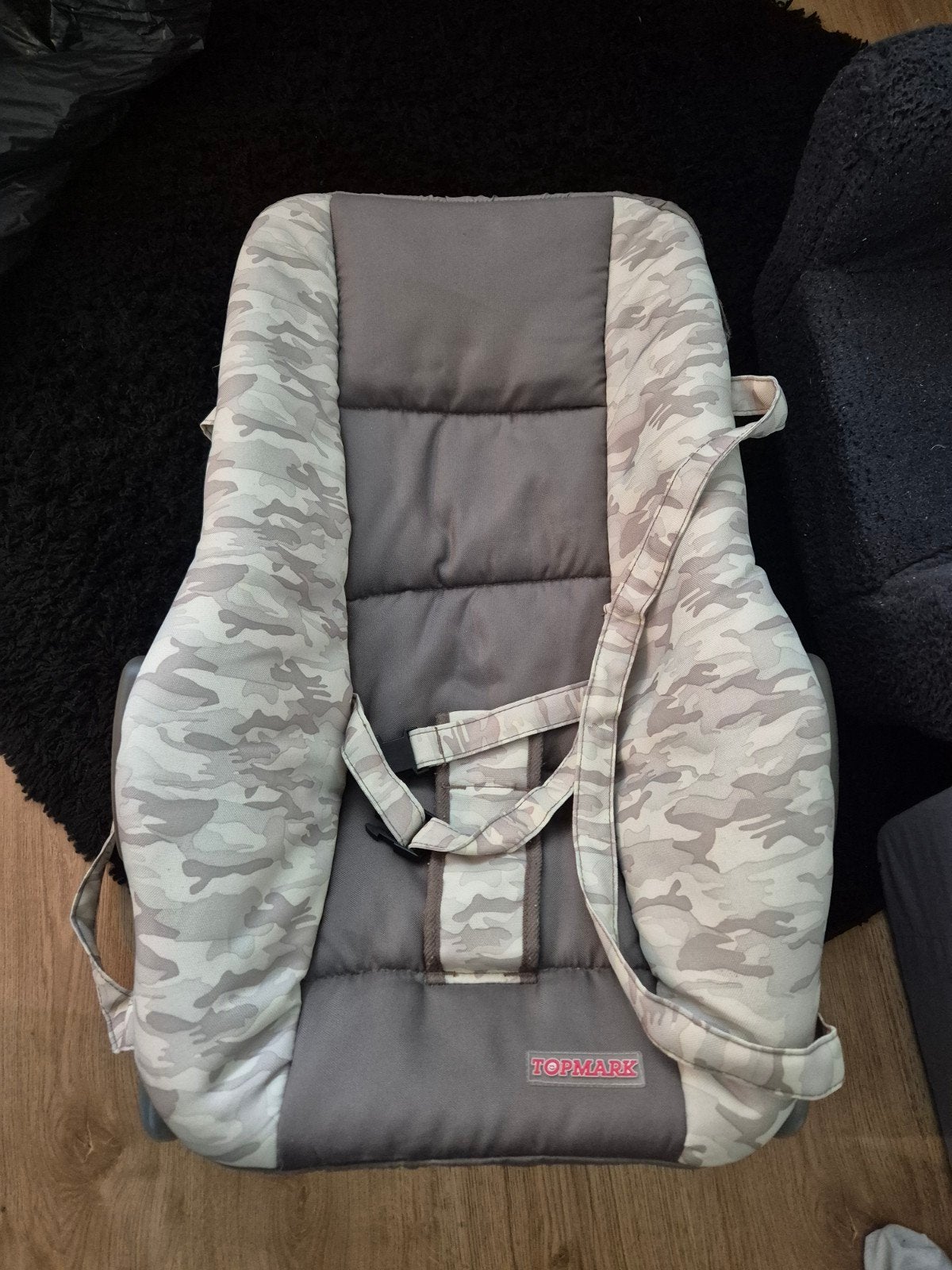 Topmark Autostoelverkleiner - Camouflage Grijs, Ophalen, Gebruikt