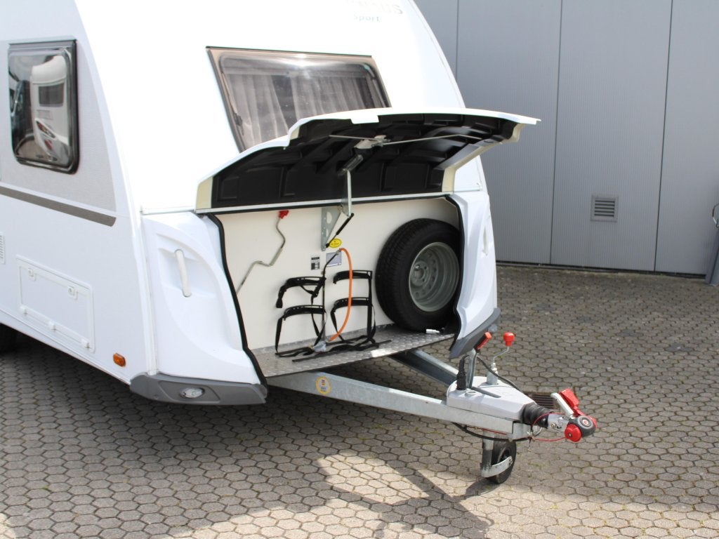 Knaus Sport 420 QD Mover Voortent Fietsenrek Hordeur, Caravans en Kamperen, Caravans, Bedrijf, Treinzit, 4 tot 5 meter, Knaus