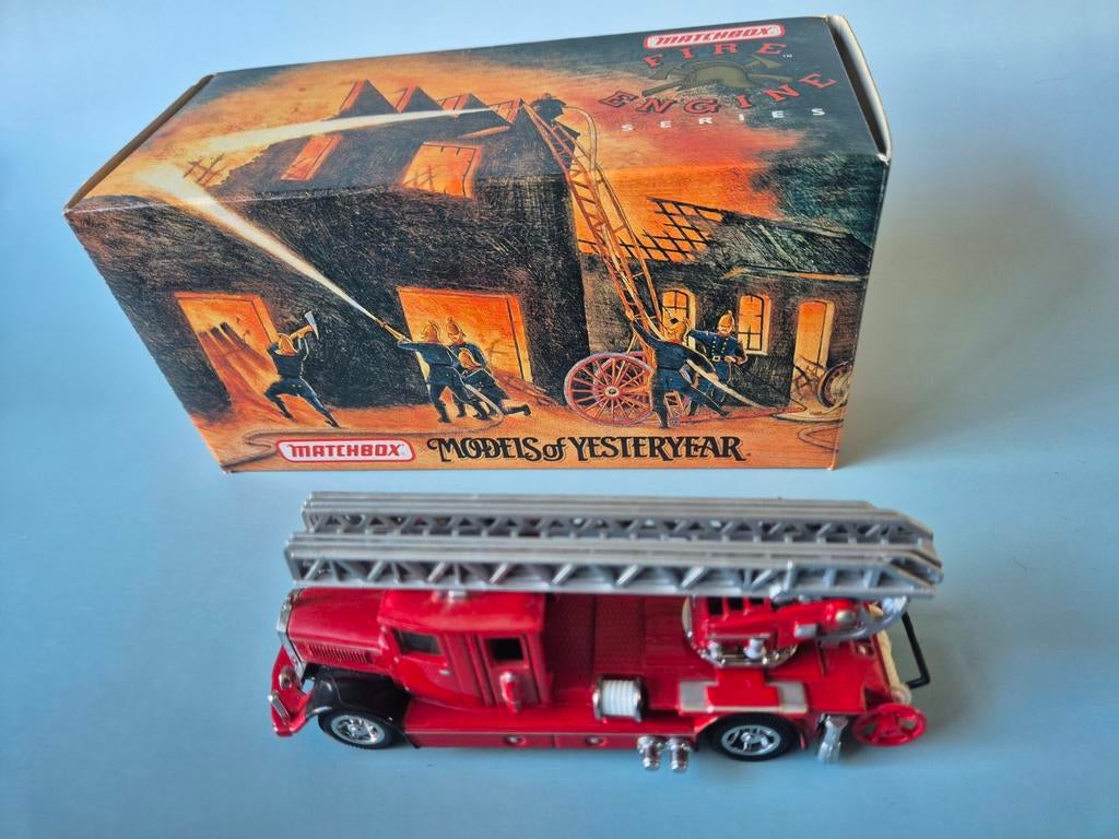 Matchbox Models of Yesteryear 1932 Mercedes Ladder Truck, Ophalen of Verzenden, Zo goed als nieuw, Overige merken