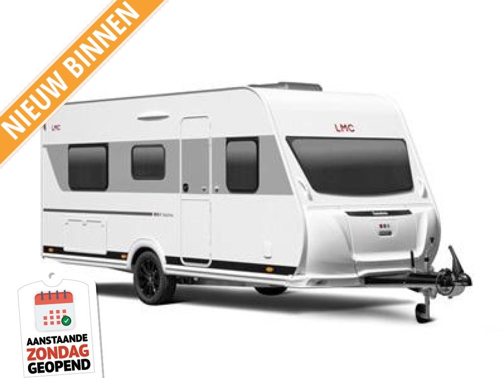 LMC Sassino 460 E, premium matrassen en 1360 kg en mover, Caravans en Kamperen, Standaardzit, Bedrijf, Schokbreker, 5 tot 6 meter