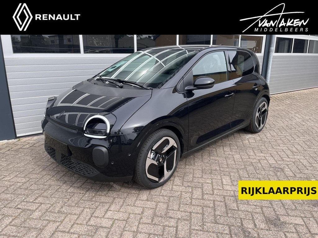 Renault Twingo urban range techno 80PK 27.5 kWh, Auto's, Renault, 12 maanden, Gebruikt, Zwart, Particulier