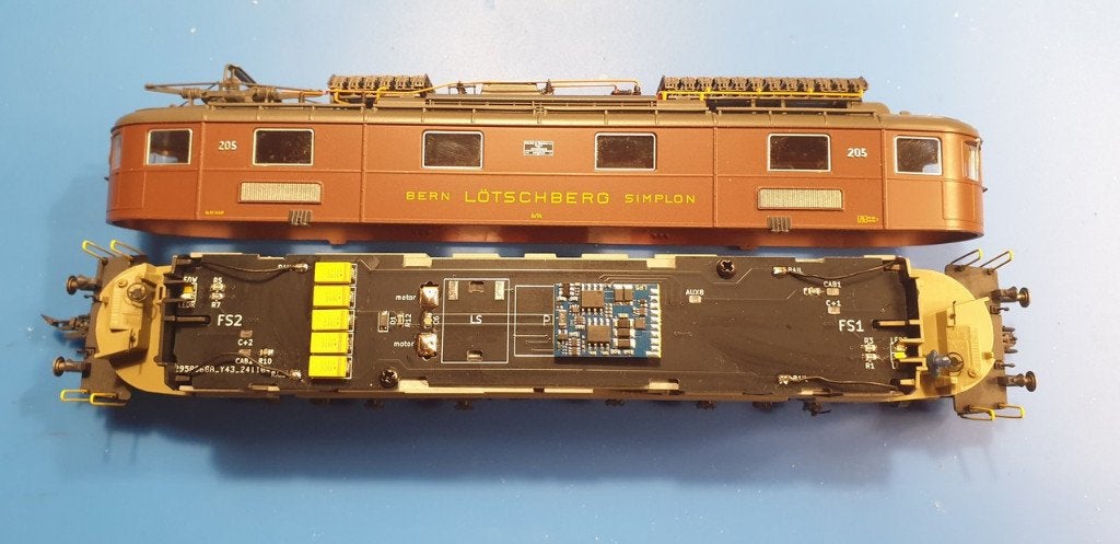 Printplaat voor Roco Ae6/8 BLS 43710 e.v.a. Plux22 led sound, Locomotief, Verzenden, Gelijkstroom of Wisselstroom, Nieuw