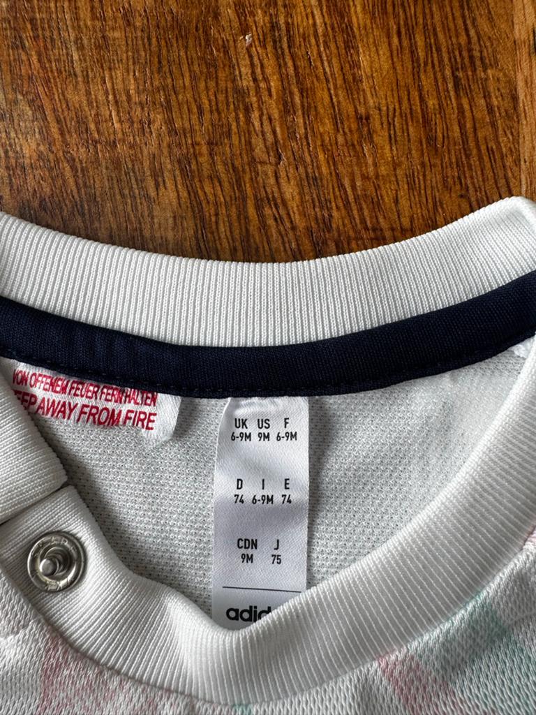 Adidas Ajax thuistenue baby 6-9 maanden, Ophalen, Zo goed als nieuw, Jongetje of Meisje, Setje
