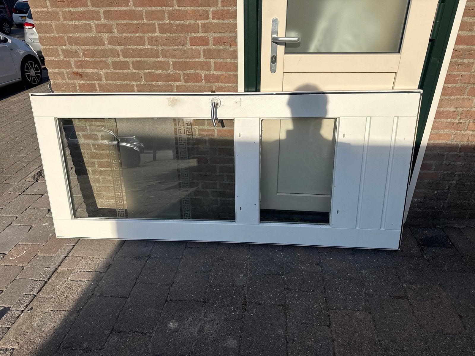 Moderne Luxe Voordeur 90x212cm GRATIS, Doe-het-zelf en Verbouw, Deuren en Horren, Ophalen, Gebruikt, 80 tot 100 cm, Buitendeur