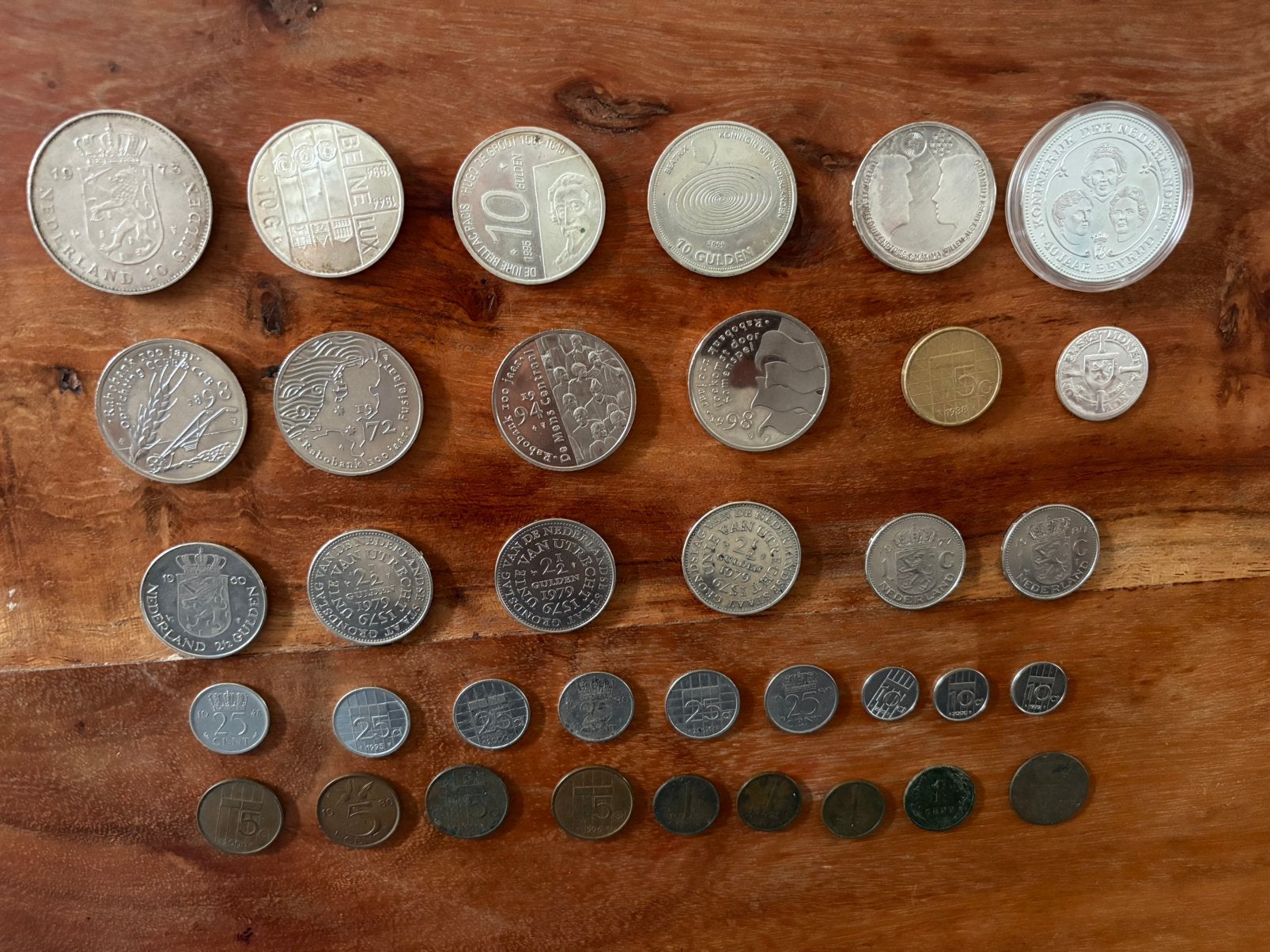 Lot Nederlandse zilveren munten, Postzegels en Munten, Munten | Nederland, Koningin Juliana, Zilver, Ophalen of Verzenden, Losse munt