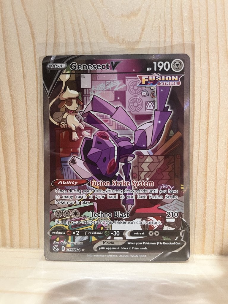 Genesect V (FST 255) Pokemon kaart, Ophalen of Verzenden, Zo goed als nieuw, Losse kaart, Foil