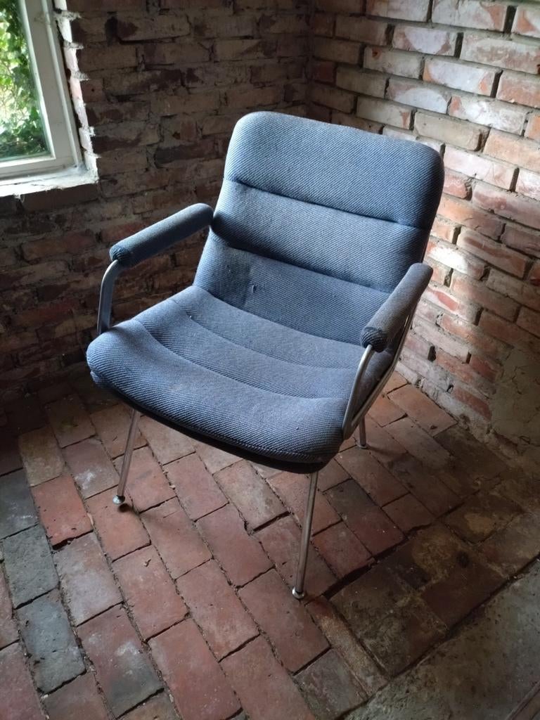 Artifort, Geoffrey Hardcourt. 3 stoelen, orgineel, Huis en Inrichting, Fauteuils, Ophalen, Gebruikt, 75 tot 100 cm, Stof