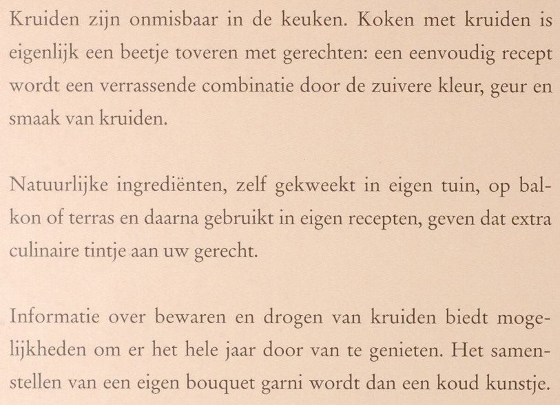 Kookboek Alles over koken met kruiden (1995), Verzenden, Zo goed als nieuw, Nederland en België