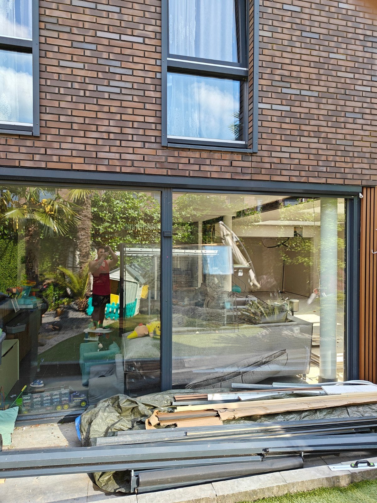 Gratis HR++ dubbelglas raam 228x184 cm met ventilatierooster, Ophalen of Verzenden
