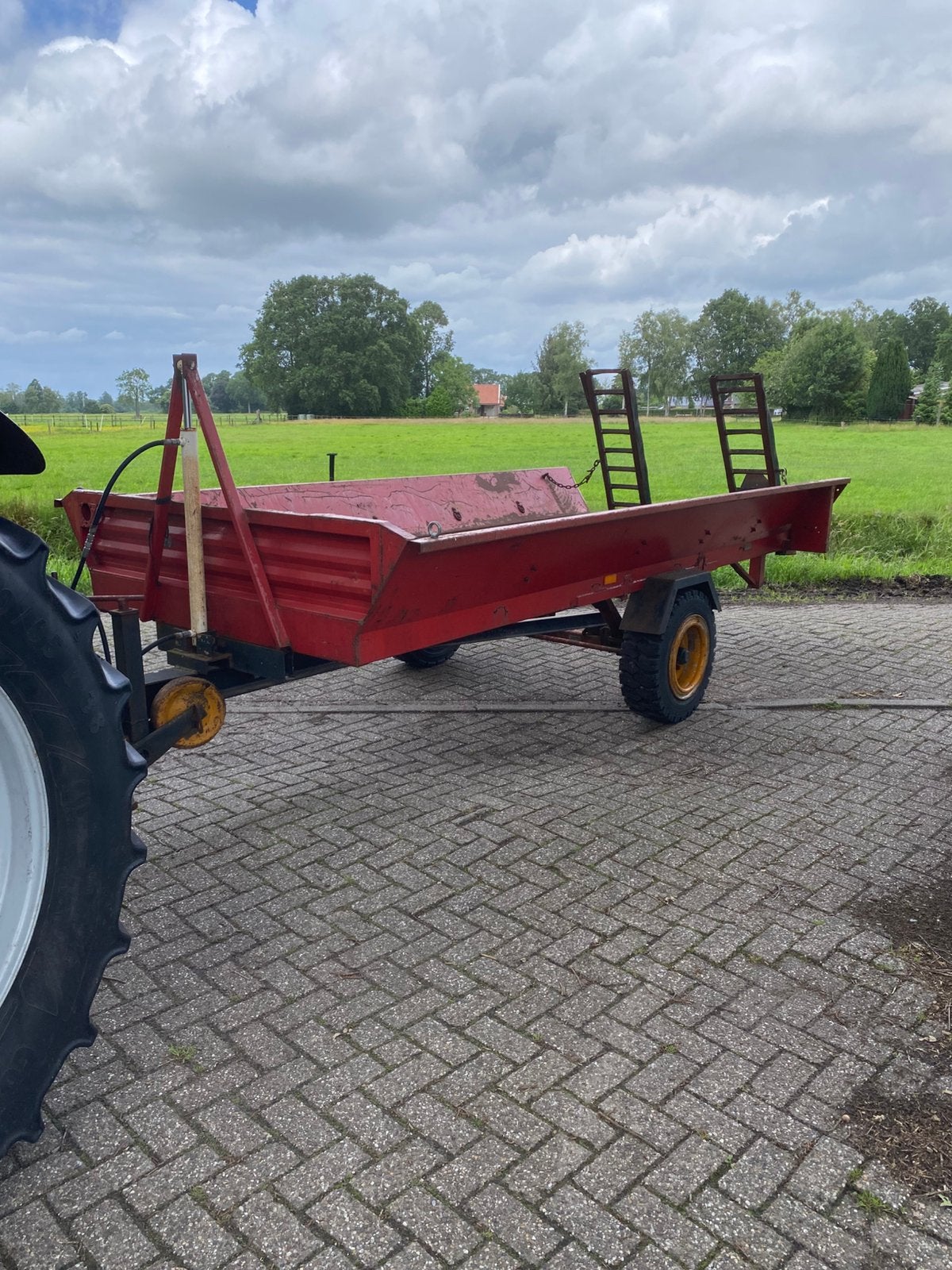 Oprijwagen landbouw, Zakelijke goederen, Ophalen, Transport