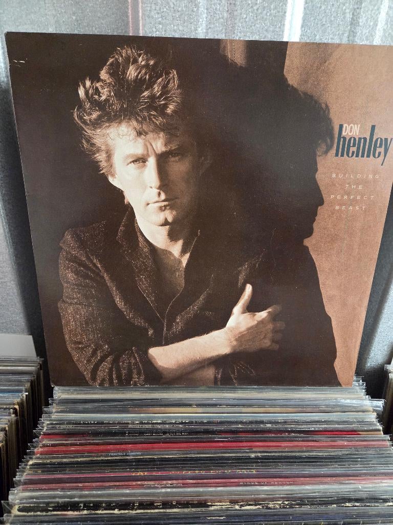 Vinyl lp DON HENLEY (EAGLES): BUILDING THE PERFECT BEAST, Cd's en Dvd's, Vinyl | Rock, Inclusief binnenhoes, Ophalen of Verzenden
