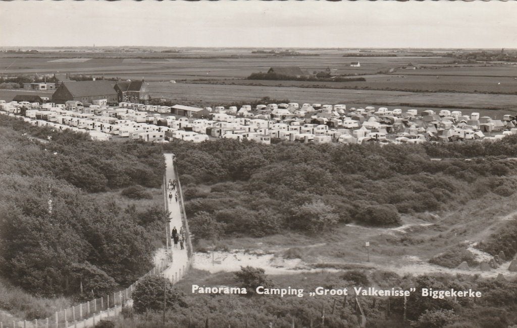 BIGGEKERKE Panorama Camping Groot Valkenisse, Verzenden, 1960 tot 1980, Gelopen, Zeeland