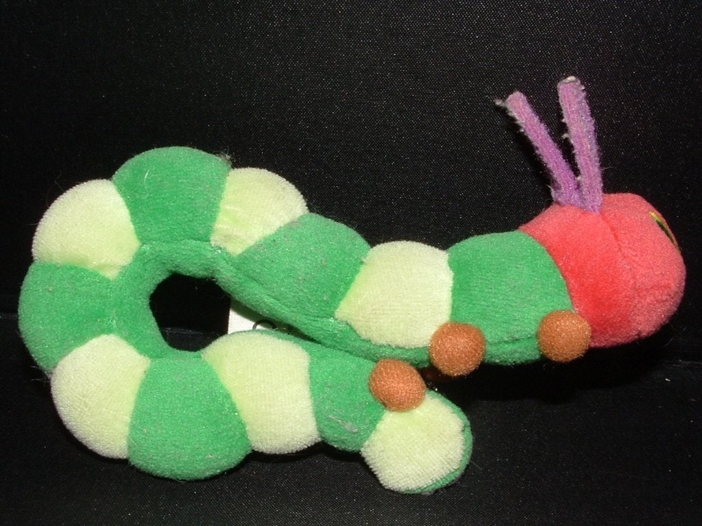 ERIC CARLE RUPS RUPSJE NOOITGENOEG VELOURS GROEN MET, Kinderen en Baby's, Speelgoed | Knuffels en Pluche, Ophalen of Verzenden