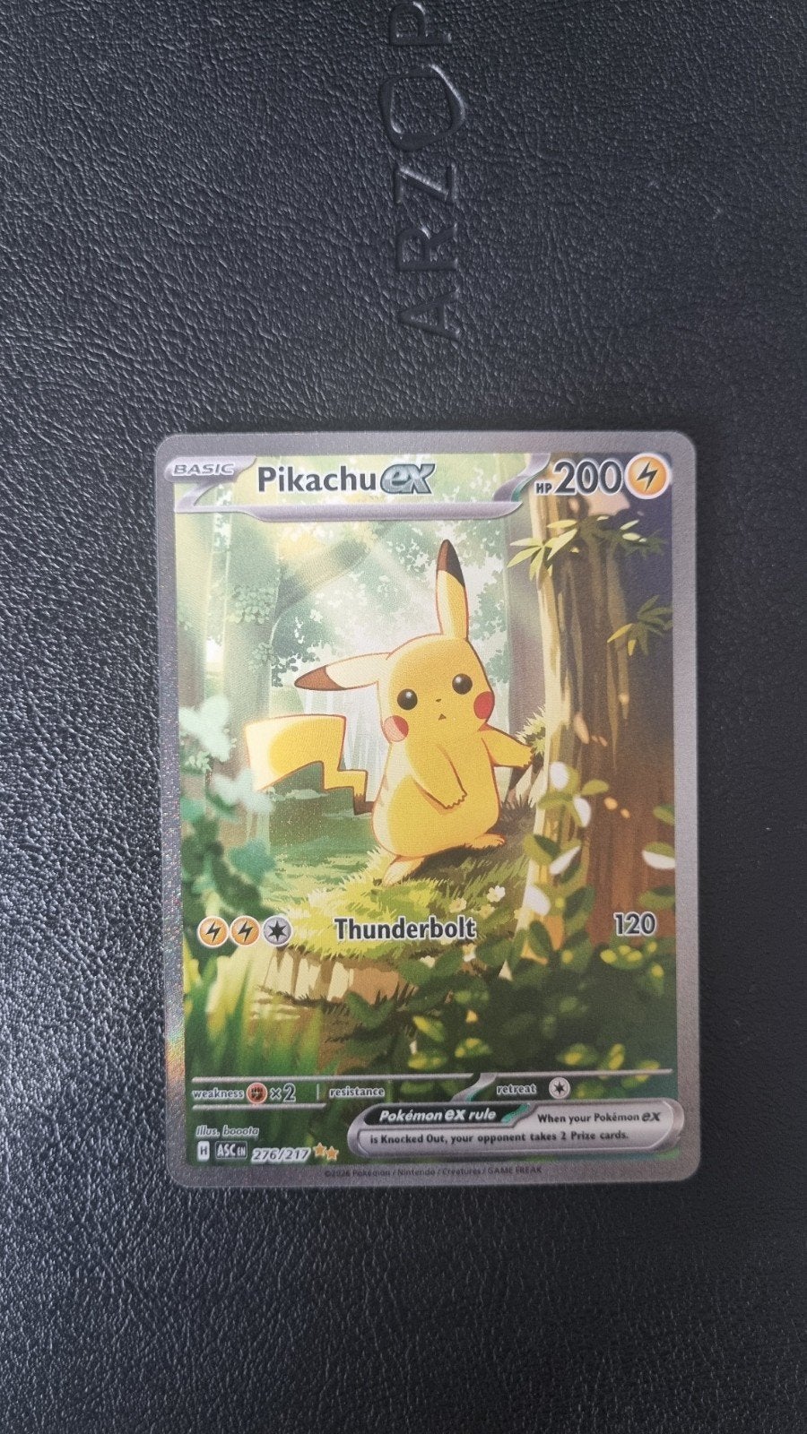 Pikachu ex 276, clean, Ophalen of Verzenden
