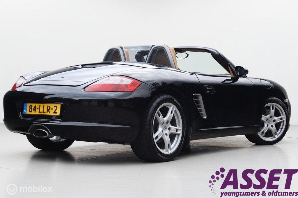Porsche Boxster 2.7 240pk| 73dkm | handbak | stoelverwarming, Achterwielaandrijving, Gebruikt, Beige, Zwart