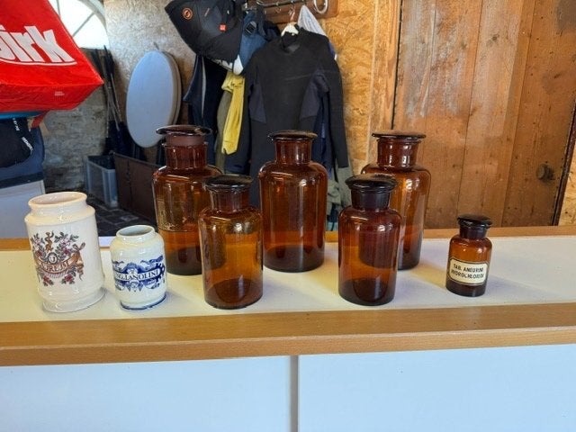 Apothekerspotten, Ophalen