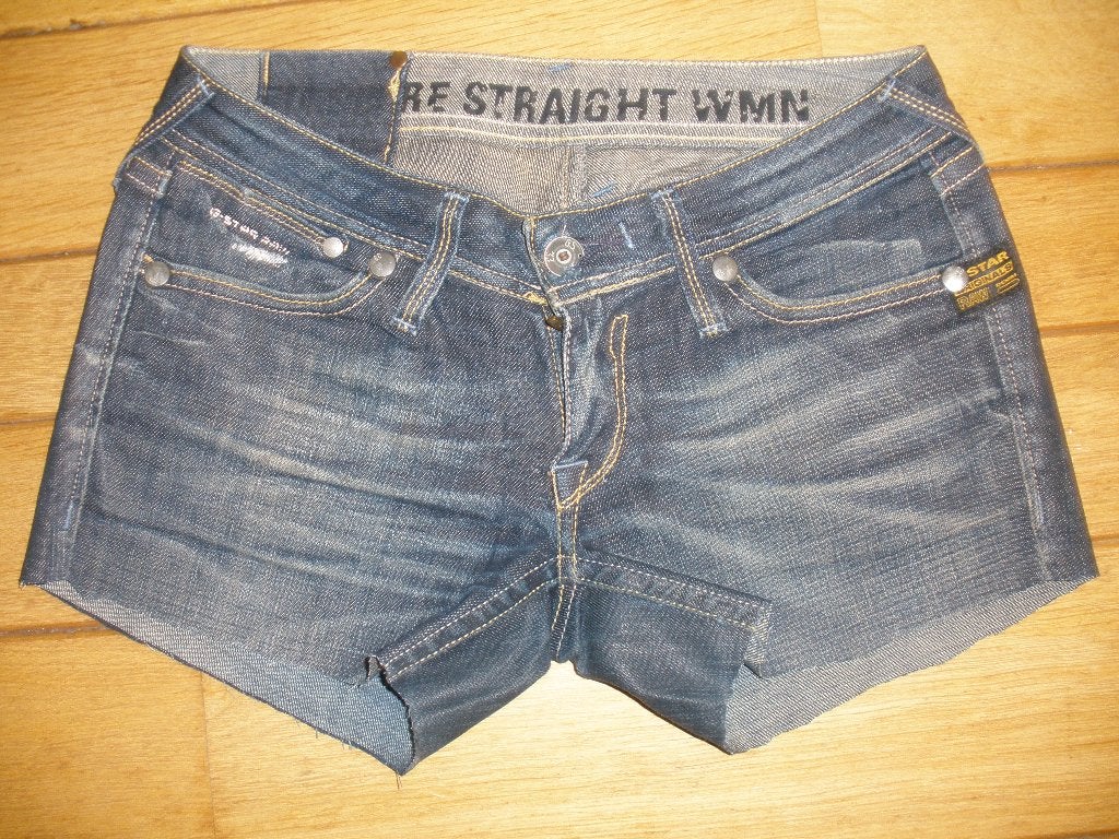 G-STAR spijkerbroek short Core Straight Woman maat 27, Kleding | Dames, Spijkerbroeken en Jeans, Blauw, Ophalen of Verzenden, W27 (confectie 34) of kleiner