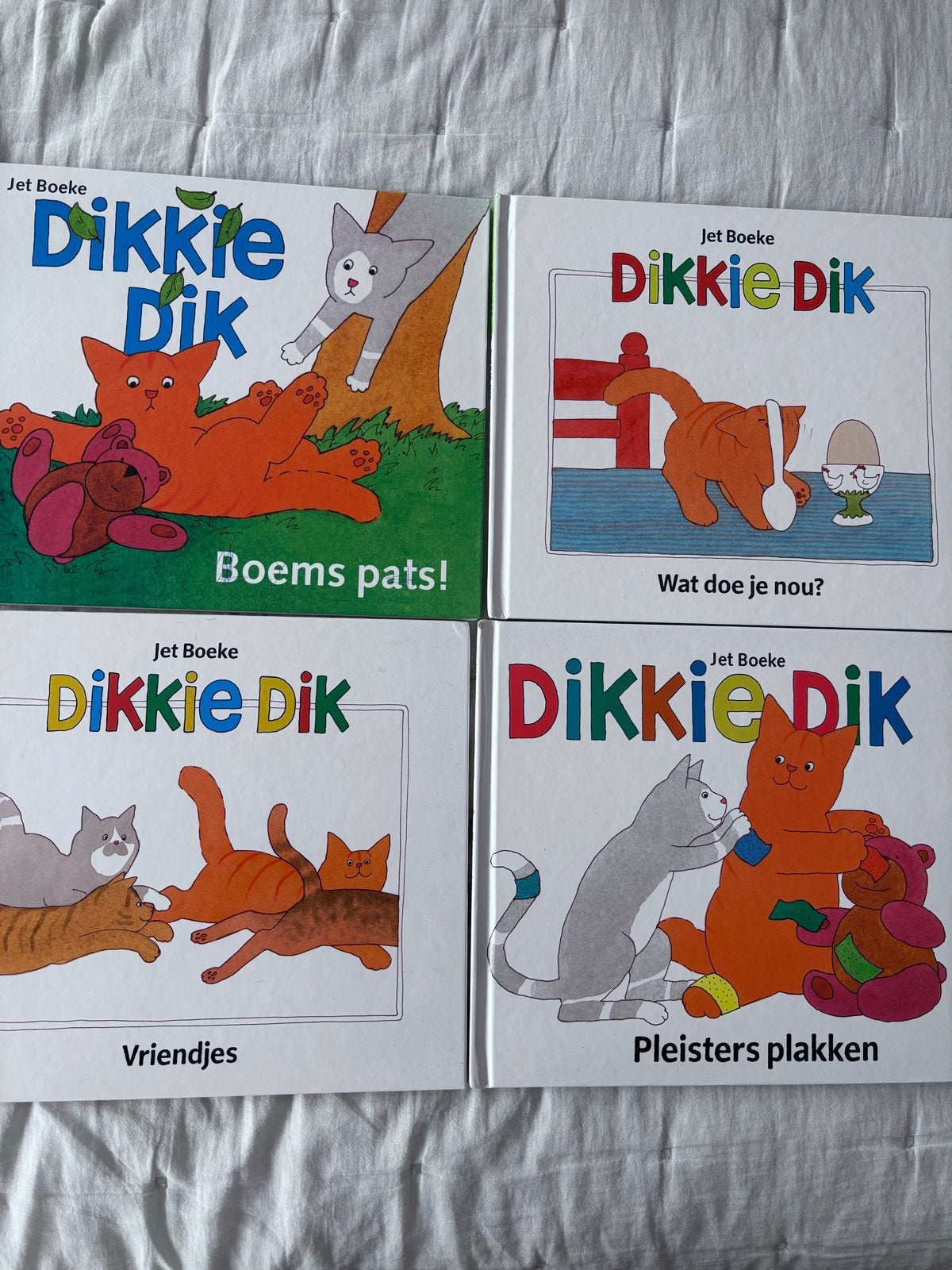 Dikkie Dik Boekenset: 4 Leuke Verhaaltjes voor Kinderen, Ophalen, Gelezen, 2 tot 3 jaar