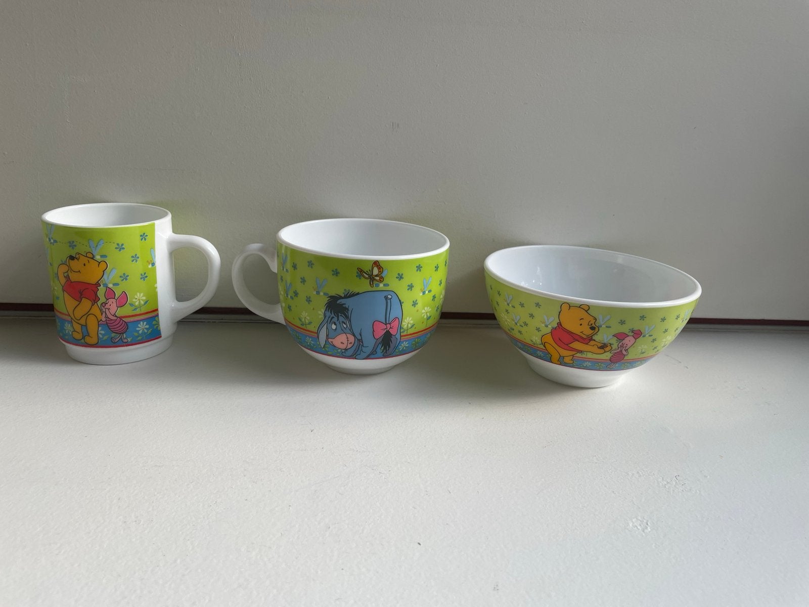 Disney Winnie de Poeh 3-delig servies - Luminarc, Ophalen of Verzenden, Zo goed als nieuw