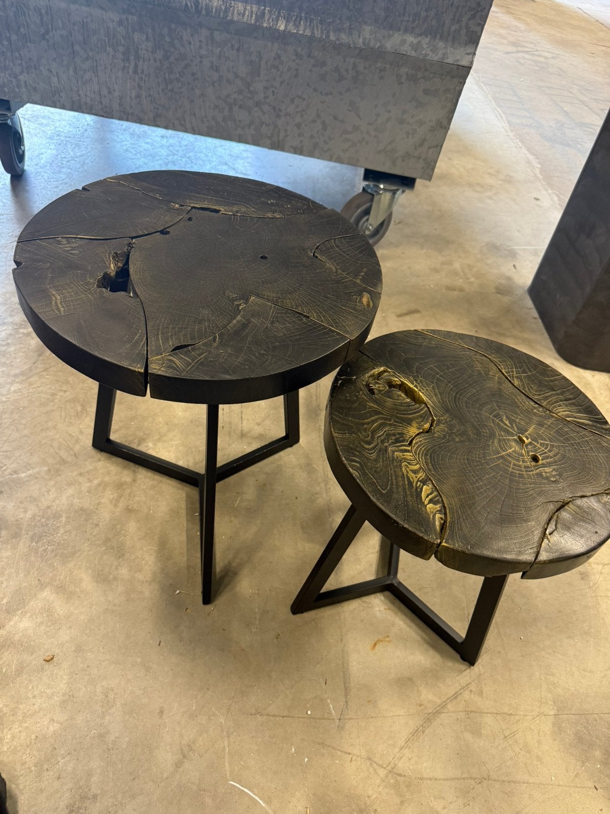 Hoyz Collection - Salontafel set van 2, Minder dan 55 cm, Gebruikt, Rond, Oostpolderweg 2