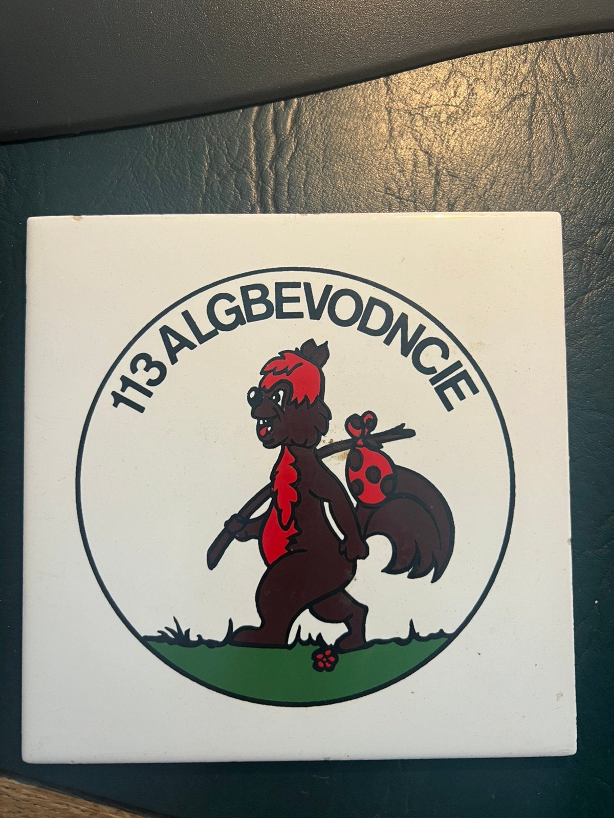 Tegeltje 113 Algbevodncie Koninklijke Landmacht, Verzamelen, Ophalen of Verzenden, Landmacht, Nederland, Embleem of Badge
