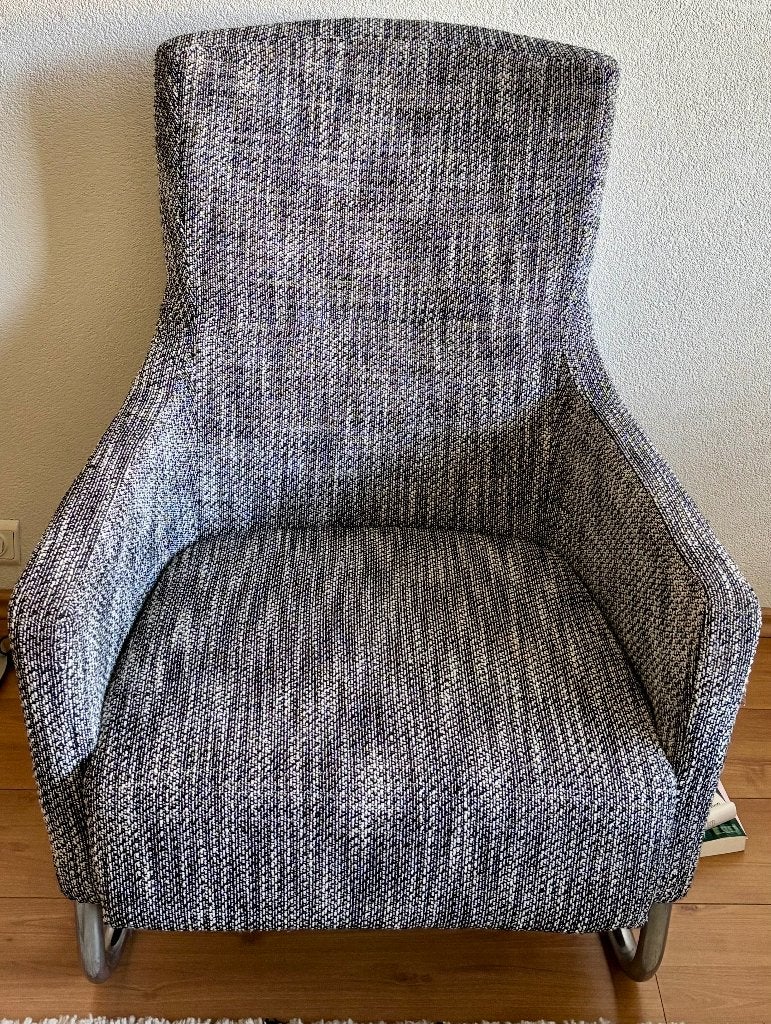 Fauteuil, Huis en Inrichting, Ophalen, 75 tot 100 cm, Zo goed als nieuw, Stof