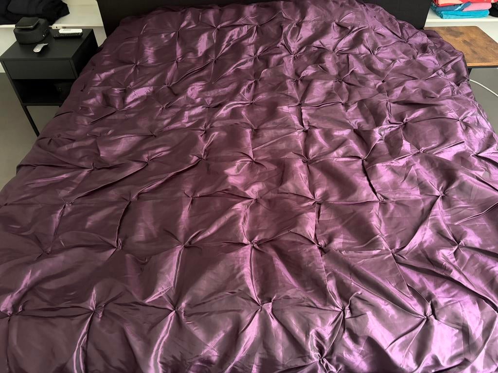 Mooie sprei, Paars, Overige typen, Tweepersoons, Ophalen of Verzenden