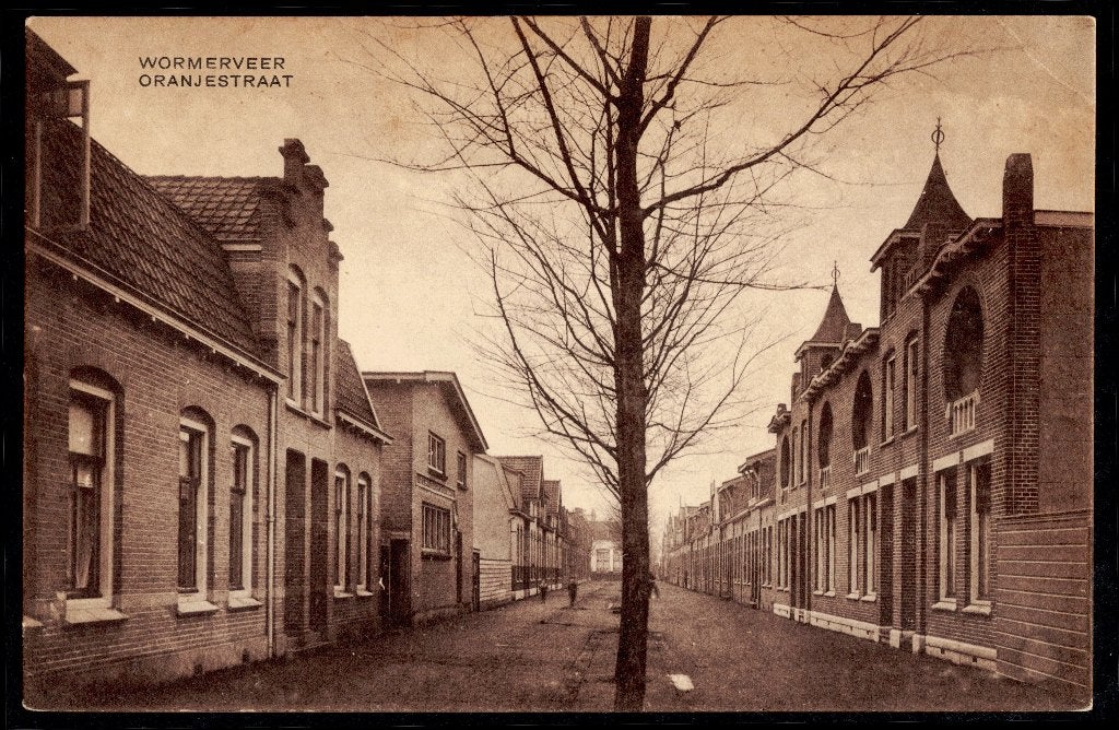 Wormerveer, Oranjestraat. Voor 1920., Ophalen of Verzenden, Voor 1920, Ongelopen, Noord-Holland