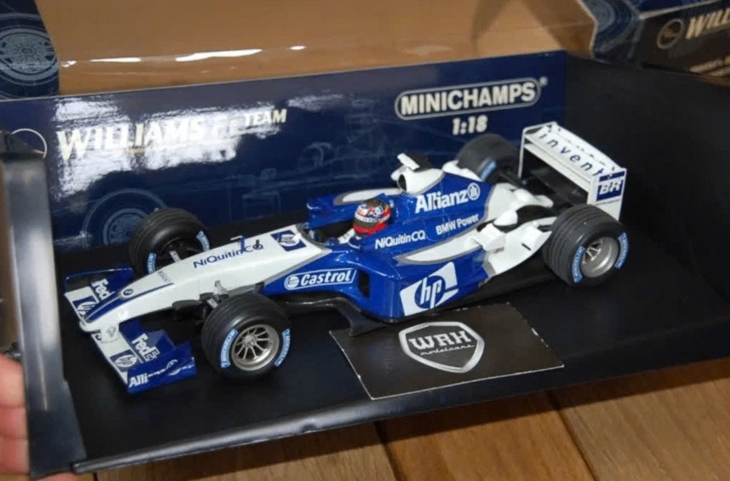 1:18 WILLIAMS F1 FW25 MONTOYA Minichamps in doos WRH, Verzenden, Zo goed als nieuw, Auto, MiniChamps