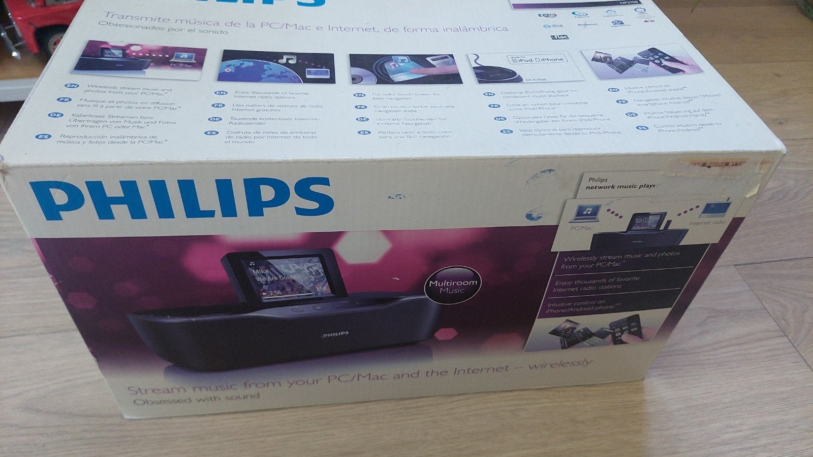 De Philips Streamium NP3700., Ophalen