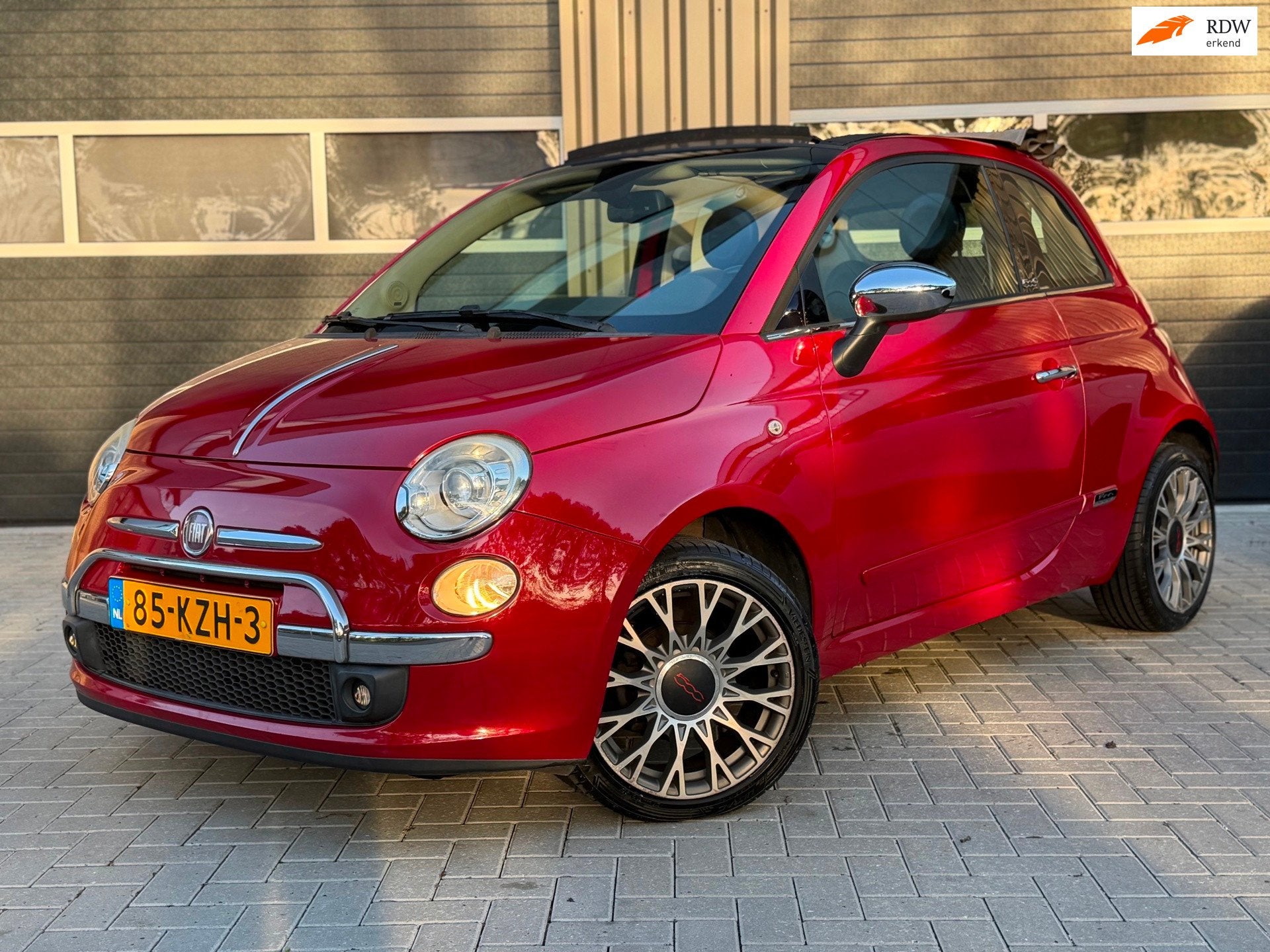 Fiat 500 C 1.2 Rock | Automaat | Cabrio | Climate Control |, Auto's, Euro 5, Gebruikt, 4 cilinders, Cabriolet