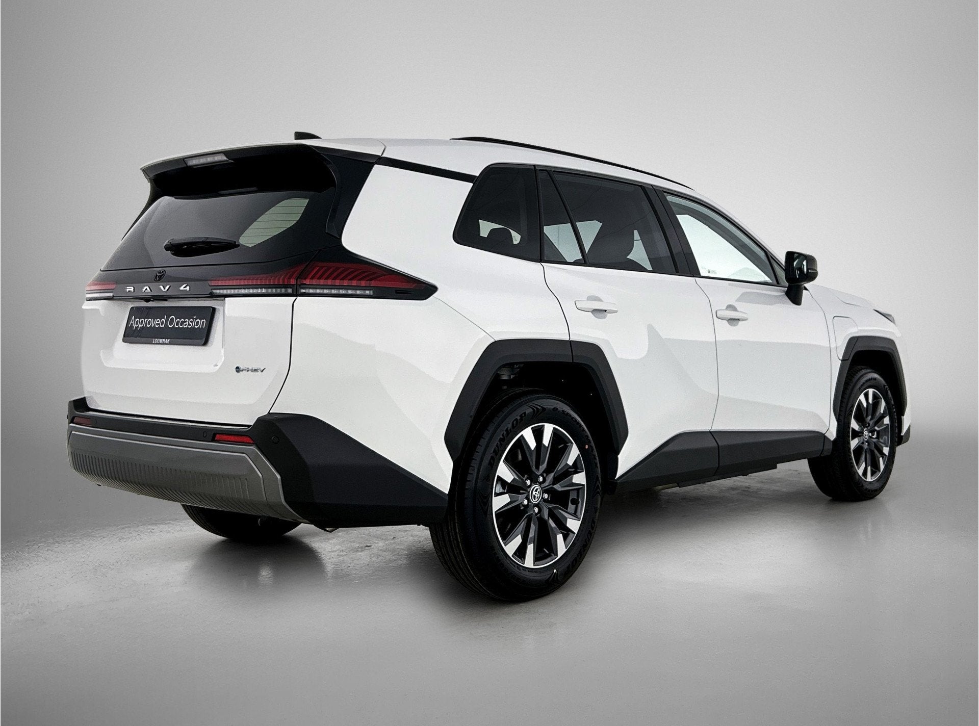 Toyota RAV4 2.5 Plug-in Hybrid 270 Dynamic | Nieuw model 202, Auto's, Stof, Gebruikt, 4 cilinders, Wit