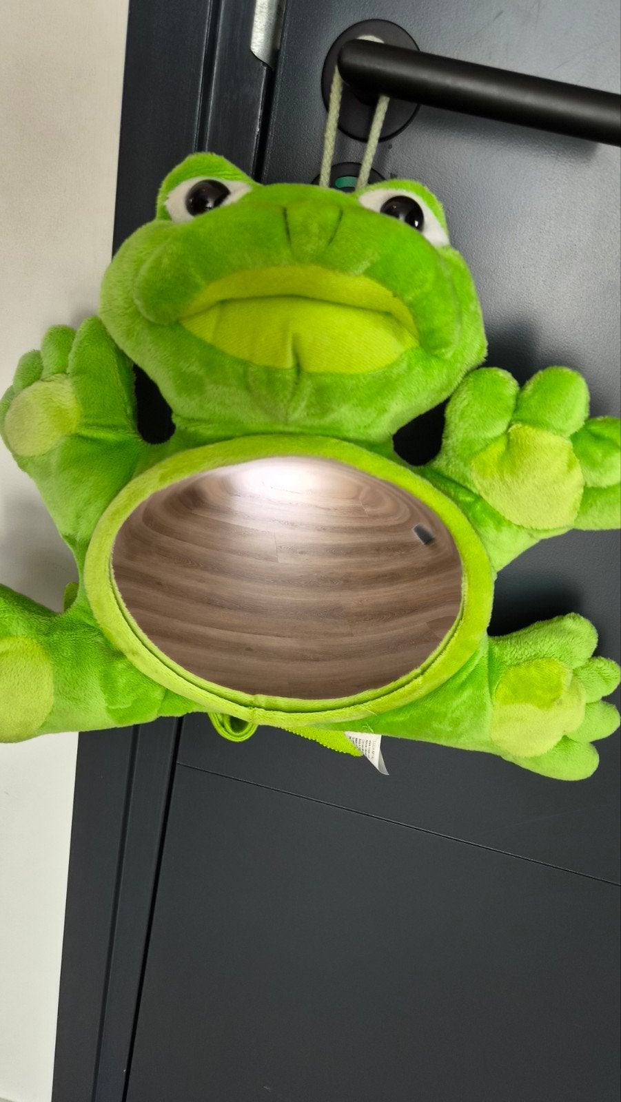 Leuke autospiegel voor baby in kikker design, Ophalen, Zo goed als nieuw