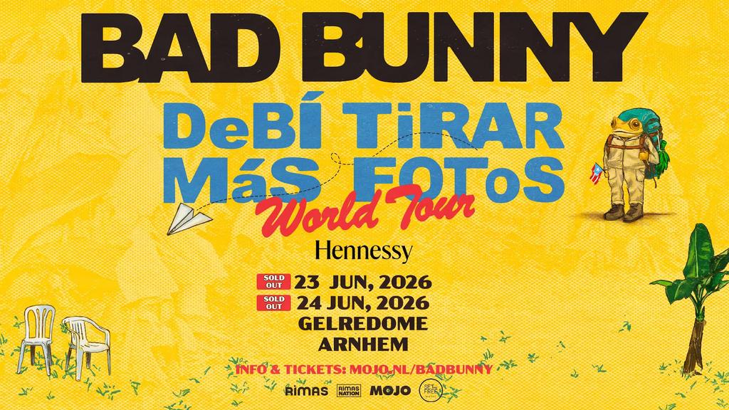 Bad Bunny - DeBÍ TiRAR MáS FOTos -  23 juni staanplaats, Eén persoon