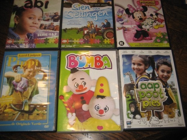 55 stuks kinder dvds van alles wat, Cd's en Dvd's, Dvd's | Tekenfilms en Animatie, Alle leeftijden, Overige typen, Overige soorten
