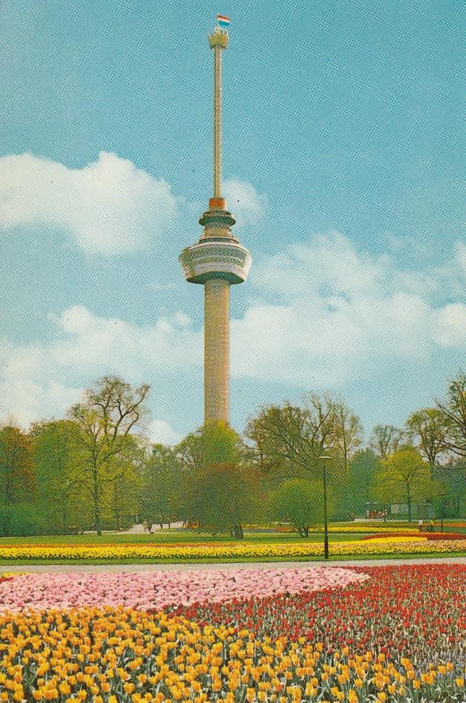 Ansichtkaart Rotterdam Euromast, Verzamelen, Ansichtkaarten | Nederland, Ophalen of Verzenden, 1980 tot heden, Ongelopen, Zuid-Holland