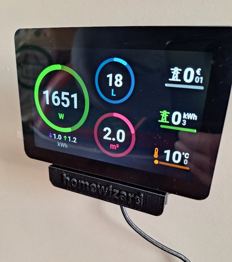 HomeWizard Energy Display muur beugel GRATIS VERZENDING, Ophalen of Verzenden, Nieuw